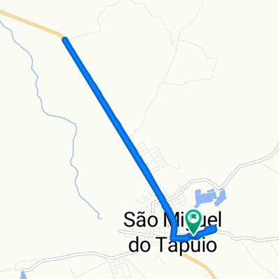 Rota repousante em São Miguel do Tapuio