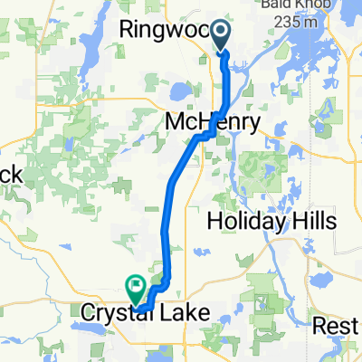 3308 Prairie Trail, Johnsburg to 100 W Woodstock St, Crystal Lake