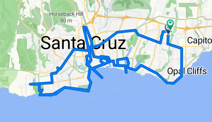 2085 Maciel Ave, Santa Cruz to 2627 Mattison Ln, Santa Cruz
