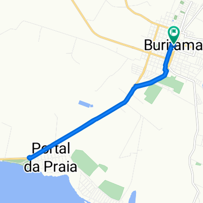 Rua Barão do Rio Branco, 936–1046, Buritama to Rua Barão do Rio Branco, 936–1046, Buritama