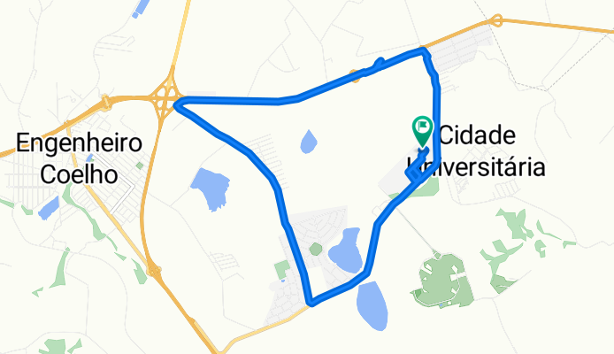 Moderate route in Engenheiro Coelho