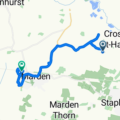 Brooklands, Grave Lane, Tonbridge to 64 Sovereigns Way, Tonbridge