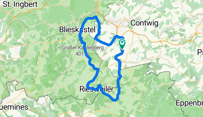 Althornbach-Volmunster-Blieskastel-Althornbach