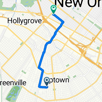 2319 Upperline St, New Orleans to 4018 Baudin St, New Orleans