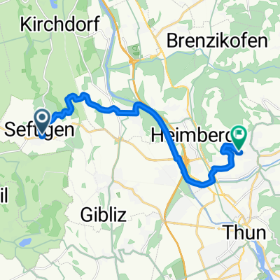 Langsame Fahrt in Steffisburg