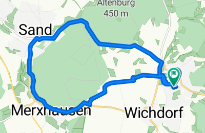 Route in der Bikemap App öffnen