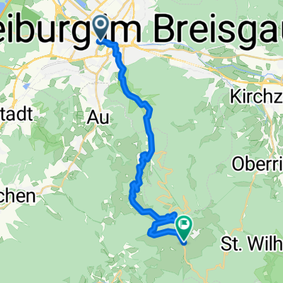 Freiburg to Schauinsland