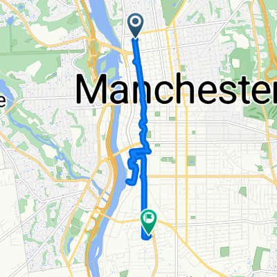 1837 Elm St, Manchester to 40 Wyoming Ave, Manchester