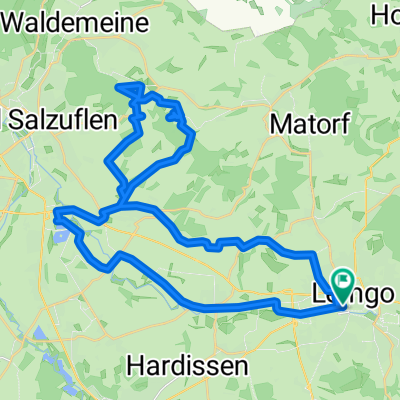 Lemgo - Hartigsee - Bergkirchen - Bismarckturm - Lemgo