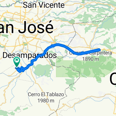 De San Juan de Dios a Calle El Molino,,VS , tres rios