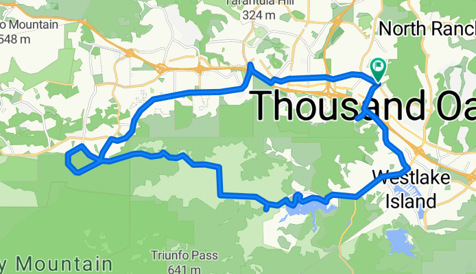 Slow ride in Thousand Oaks