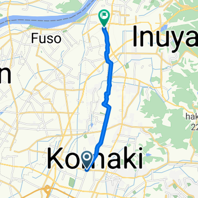 Rota relaxada em Inuyama-Shi