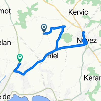 Route to Stang Quelfen, Trégunc