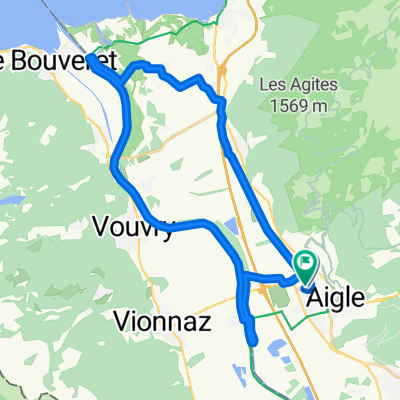 De Chemin de Pré d'Emoz 3, Aigle à Chemin de Pré d'Emoz 9, Aigle