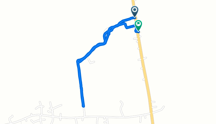 Relaxed route in Amphoe Sai Buri