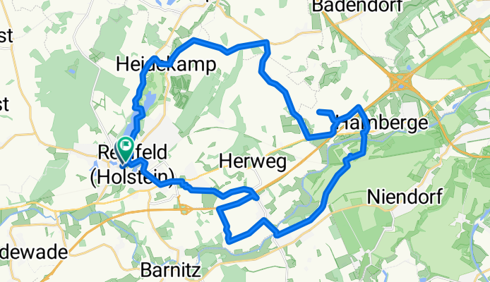 Moderate Route in Reinfeld (Holstein)