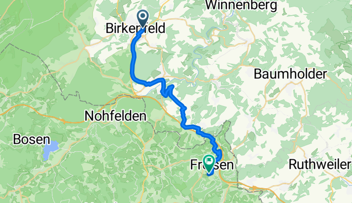 Einfache Fahrt in Freisen