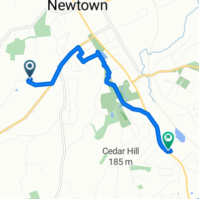 Supersonic route in Newtown