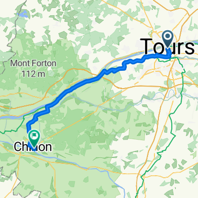 Loire Radweg: Tag 5 Tours - Chinon