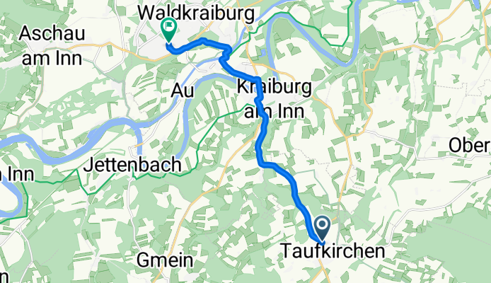 Einfache Fahrt in Waldkraiburg