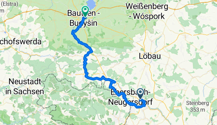 1. Etappe: Eibau - Bautzen