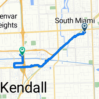 5850 SW 73rd St, South Miami to 7700 Camino Real, Miami