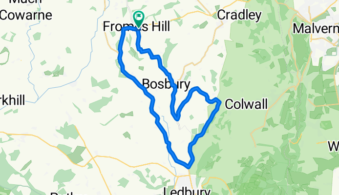 Farriers Orchard 1, Fromes Hill to Farriers Orchard 1, Fromes Hill