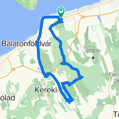 Zamárdi-Szántód-Kőröshegy-Tótokilap kör