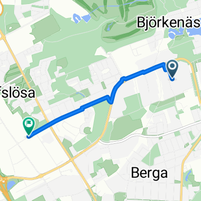 Två Bröders väg 13C to Amerikavägen 8