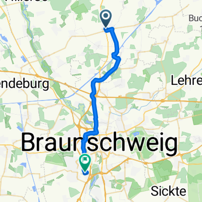 Langsame Fahrt in Braunschweig