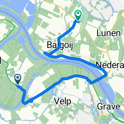 Supersnelle route in Balgoij