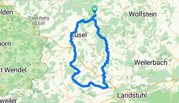 Altenglan Fockenberg-Niedermohr-Börsborn-Hüffler-Kusel-Ulmet