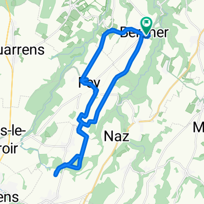 De Chemin du Clos-Brélion 10, Bercher à Chemin du Clos-Brélion 10, Bercher
