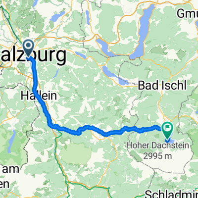 Salzburg über Golling