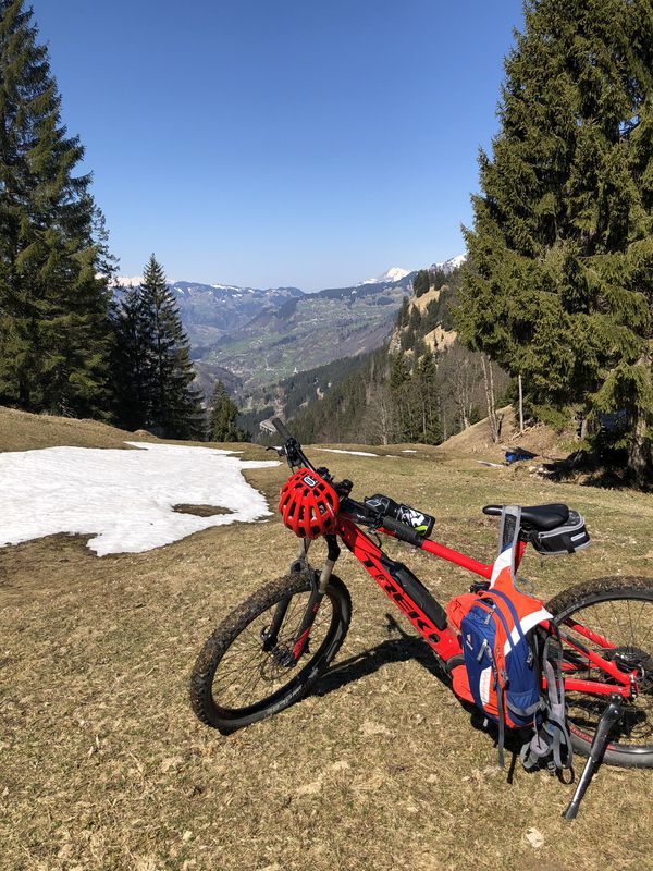 Langsame Fahrt in Klosters