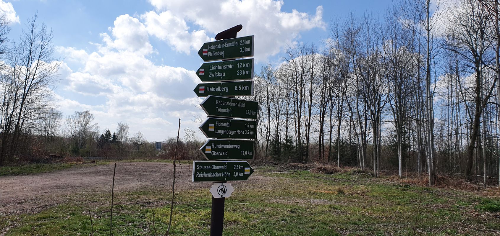 Weigandstraße 14, Chemnitz nach An der Katze, Hohenstein-Ernstthal