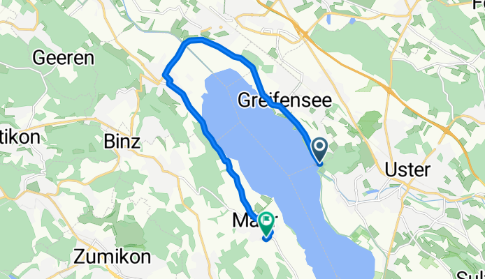 Moderate route in Maur