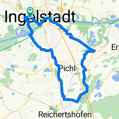 Von IN nach Baar-Ebenhausen via Manching (ge)