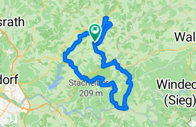 Route in der Bikemap App öffnen