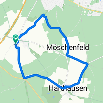 Grasbrunn to Möschenfeld and back