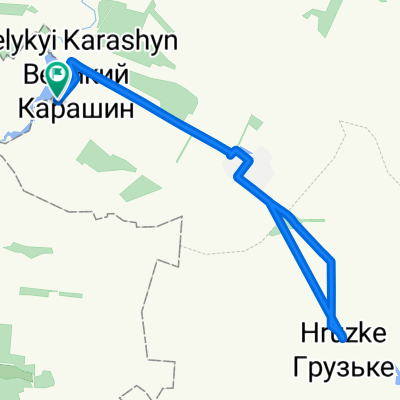 Расслабленный маршрут в Великий Карашин