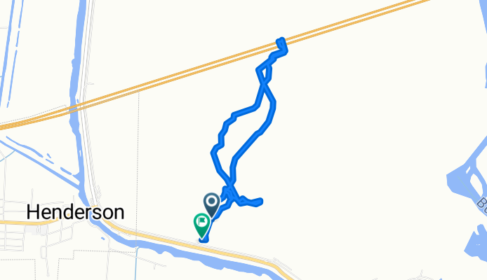 Relaxed route in Breaux Bridge