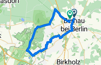 Route in der Bikemap App öffnen