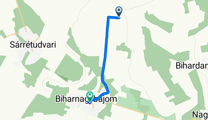Moderate route in Biharnagybajom