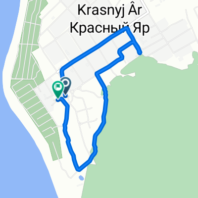 От Unnamed Road, Красный Яр до Unnamed Road, Красный Яр