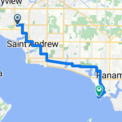 3515 W 19th St, Panama City to 5 Harrison Ave, Panama City