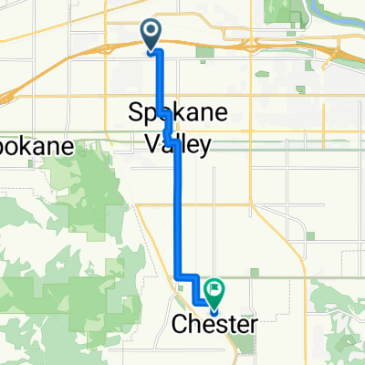 1711 N Herald Rd, Spokane Valley to 3922 S Bowdish Rd, Spokane Valley