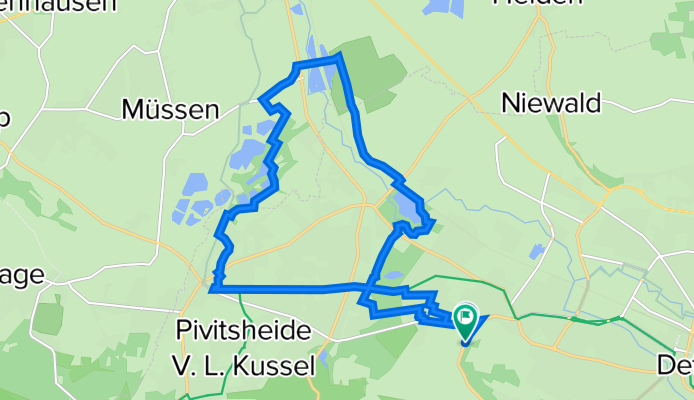 Seen-Runde in Detmold Heidenoldendorf-Pivitsheide