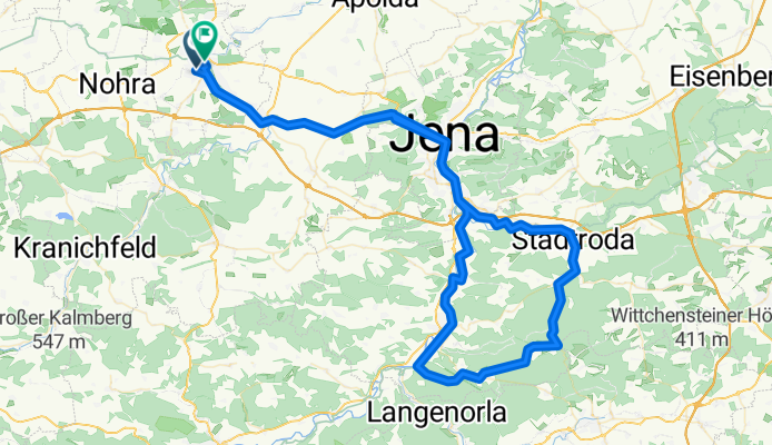 Weimar-Jena-Hummelshain-Jena-Weimar