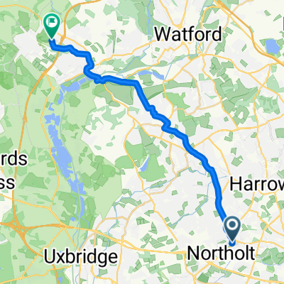 Pett's Hill 24 to Dog Kennel Lane, Chorleywood